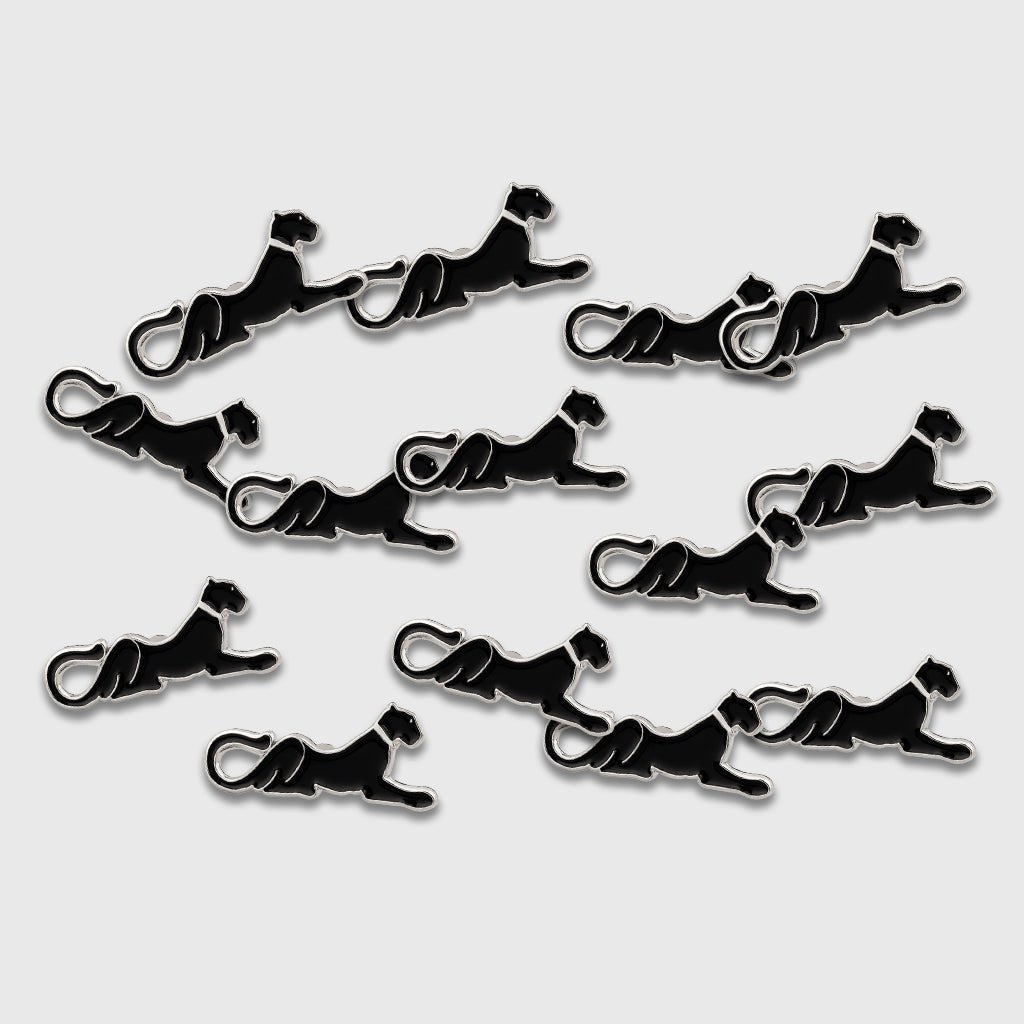 Black Panther Metal Phone Sticker With 3M Sticky Backing - StickyPins