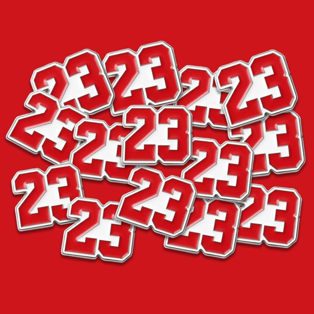 Michael Jordan 23 Metal Phone Sticker With 3M Sticky Backing - StickyPins