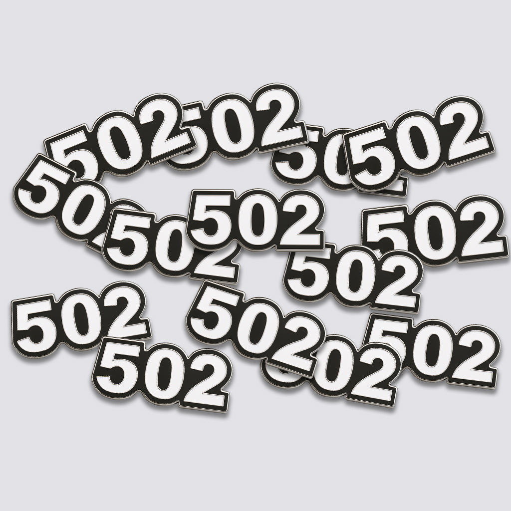 Saudi 502 Metal Phone Sticker Tribal Code With 3M Sticky Backing