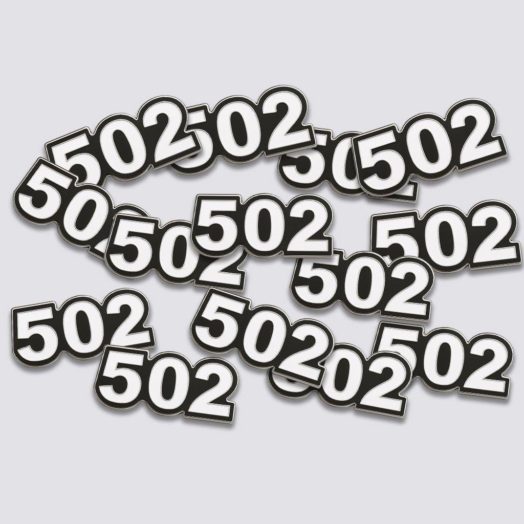 Saudi 502 Metal Phone Sticker Tribal Code With 3M Sticky Backing - StickyPins