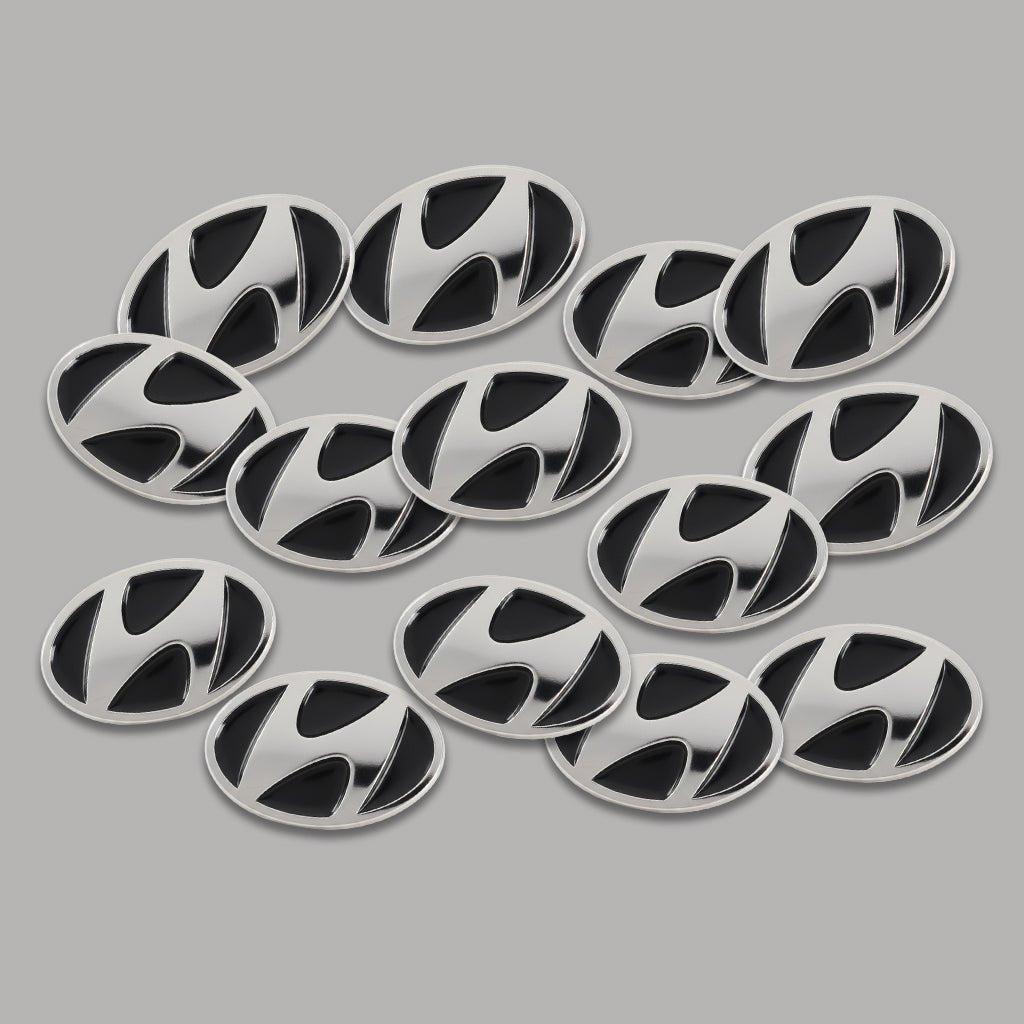 Hyundai Logo Metal Phone Sticker With 3M Sticky Backing - StickyPins