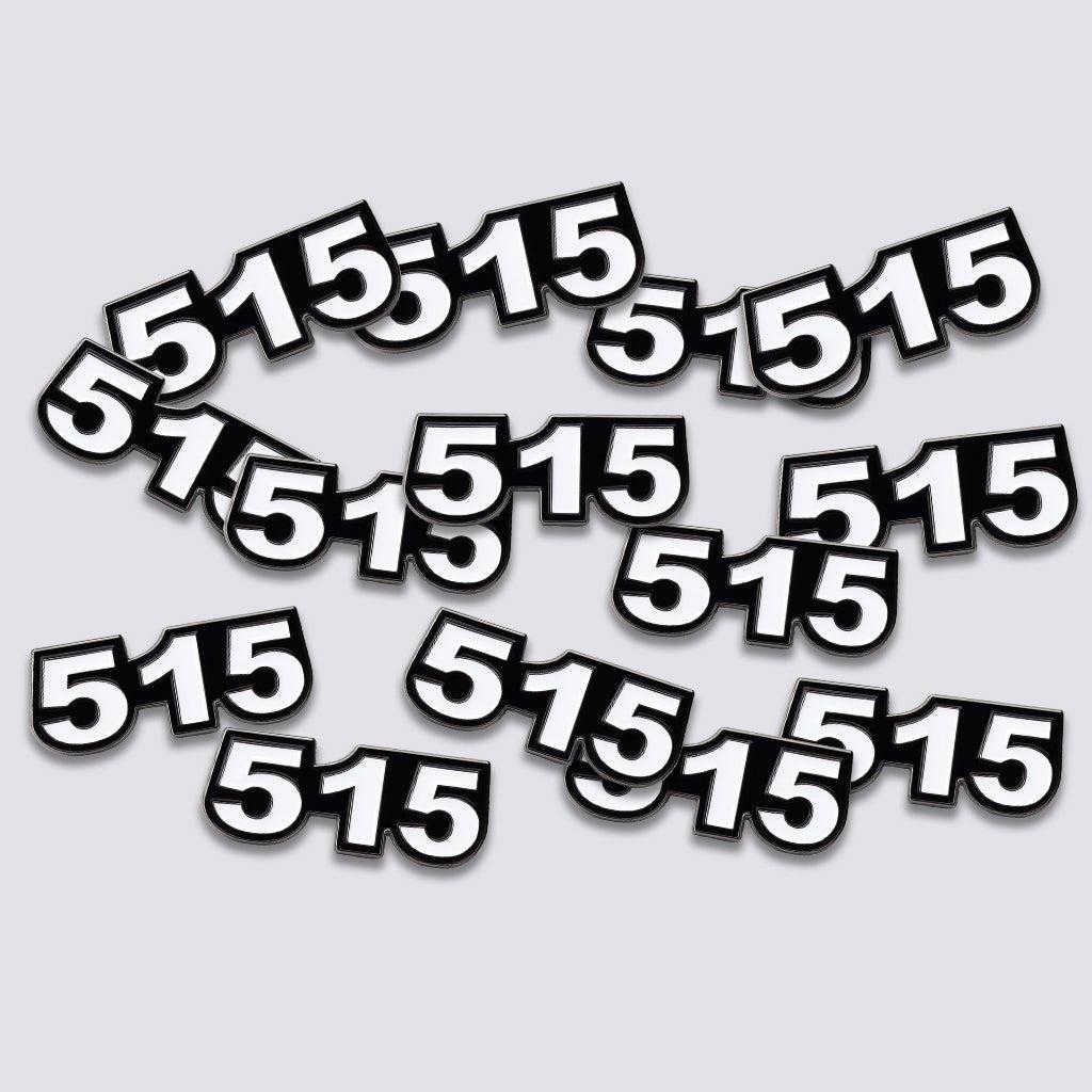 Saudi 515 Metal Phone Sticker Tribal Code With 3M Sticky Backing - StickyPins
