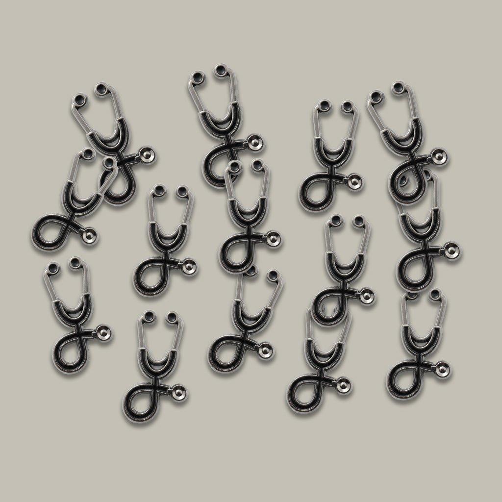 Stethoscope Metal Phone Sticker With 3M Sticky Backing - StickyPins