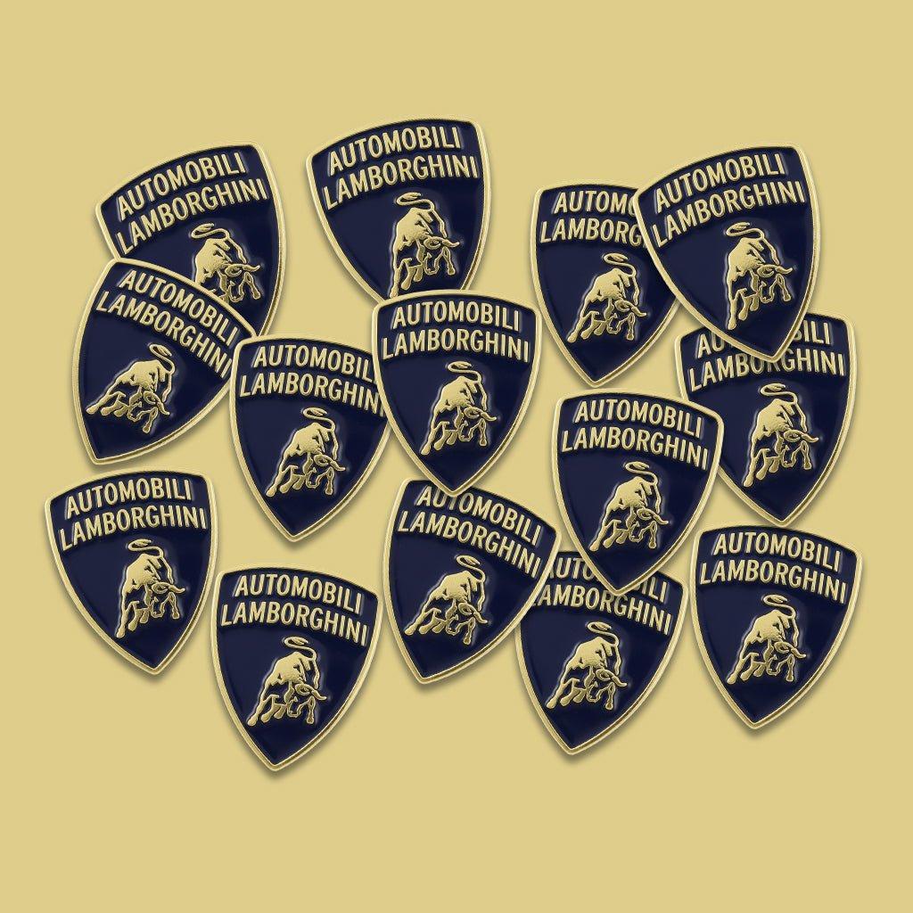 Lamborghini Logo Metal Phone Sticker With 3M Sticky Backing - StickyPins