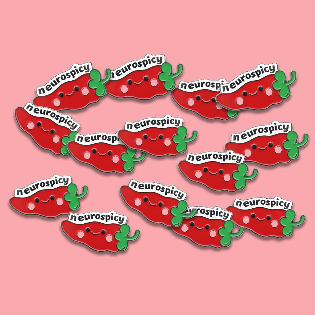 Neurospicy Metal Phone Sticker with 3M Sticky Backing - StickyPins