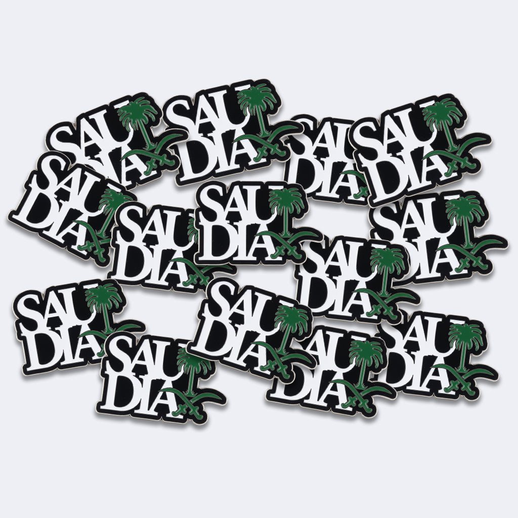 Saudia Saudi Arabia Emblem Metal Phone Sticker With 3M Sticky Backing - StickyPins