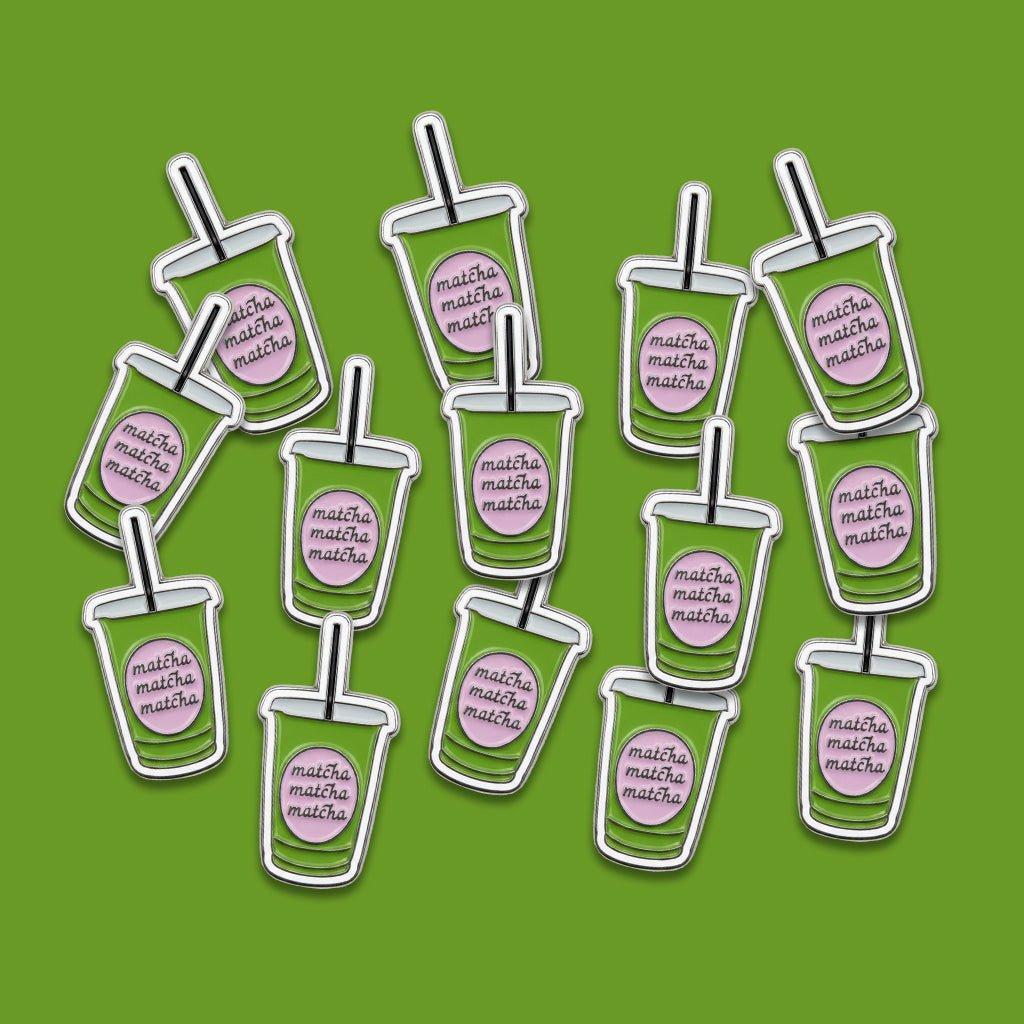 Matcha Matcha Matcha Metal Phone Sticker With 3M Sticky Backing - StickyPins