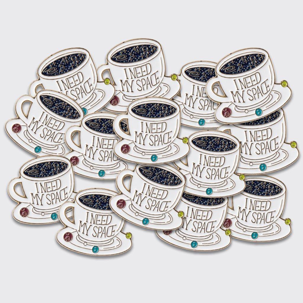 I Need My Space Galaxy Tea Metal Phone Sticker With 3M Sticky Backing - StickyPins