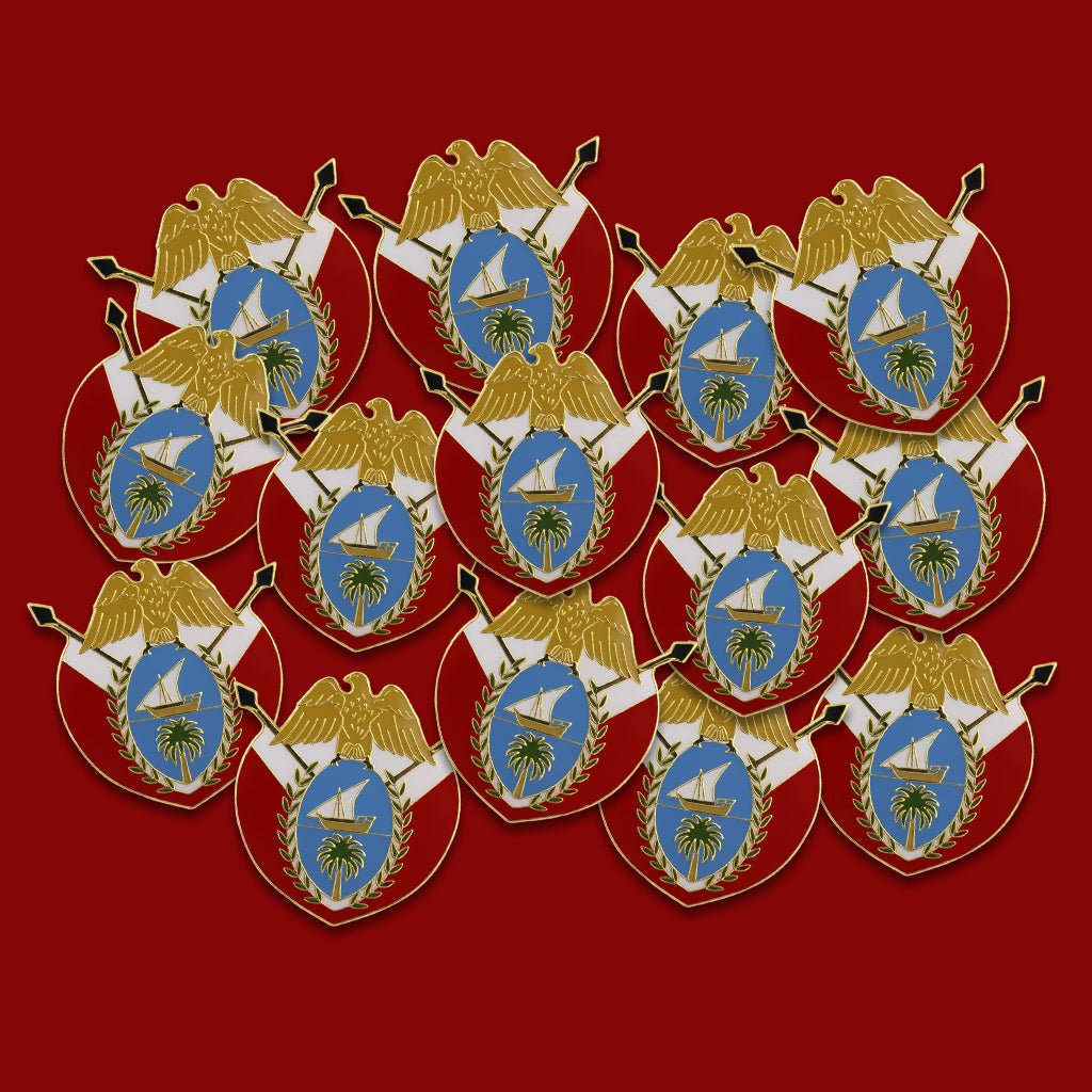 Dubai Coat of Arms Metal Phone Sticker With 3M Sticky Backing - StickyPins