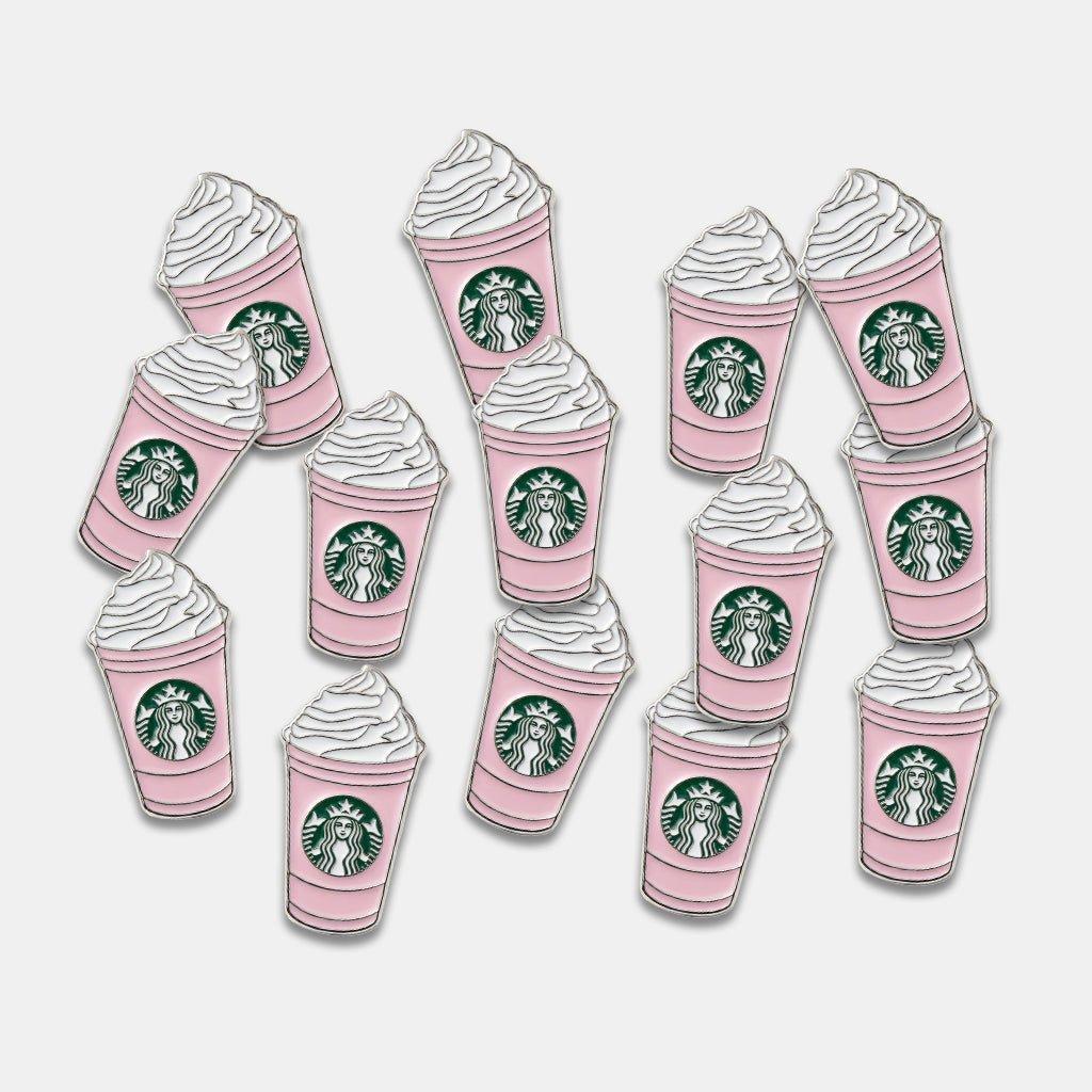Starbucks Pink Drink Metal Phone Sticker With 3M Sticky Backing - StickyPins
