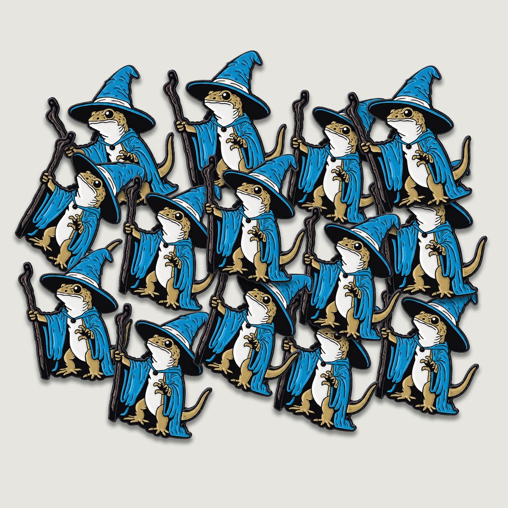 Lizard Wizard Metal Phone Sticker With 3M Sticky Backing - StickyPins