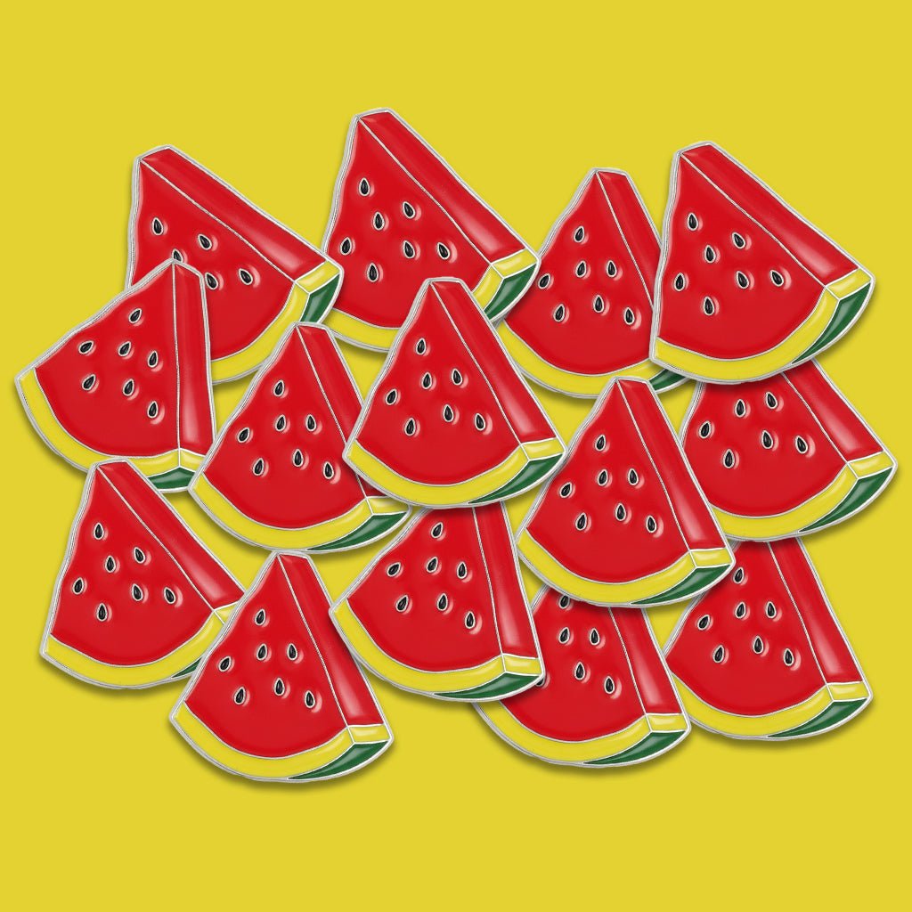 Palestine Watermelon Slice Metal Phone Sticker With 3M Sticky Backing - StickyPins
