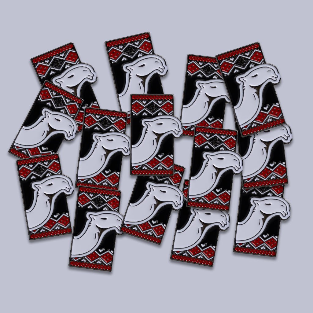 Sadu Camel Metal Phone Sticker With 3M Sticky Backing - StickyPins