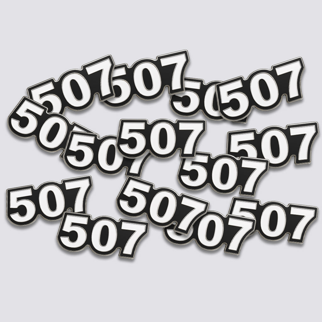 Saudi 507 Metal Phone Sticker Tribal Code With 3M Sticky Backing