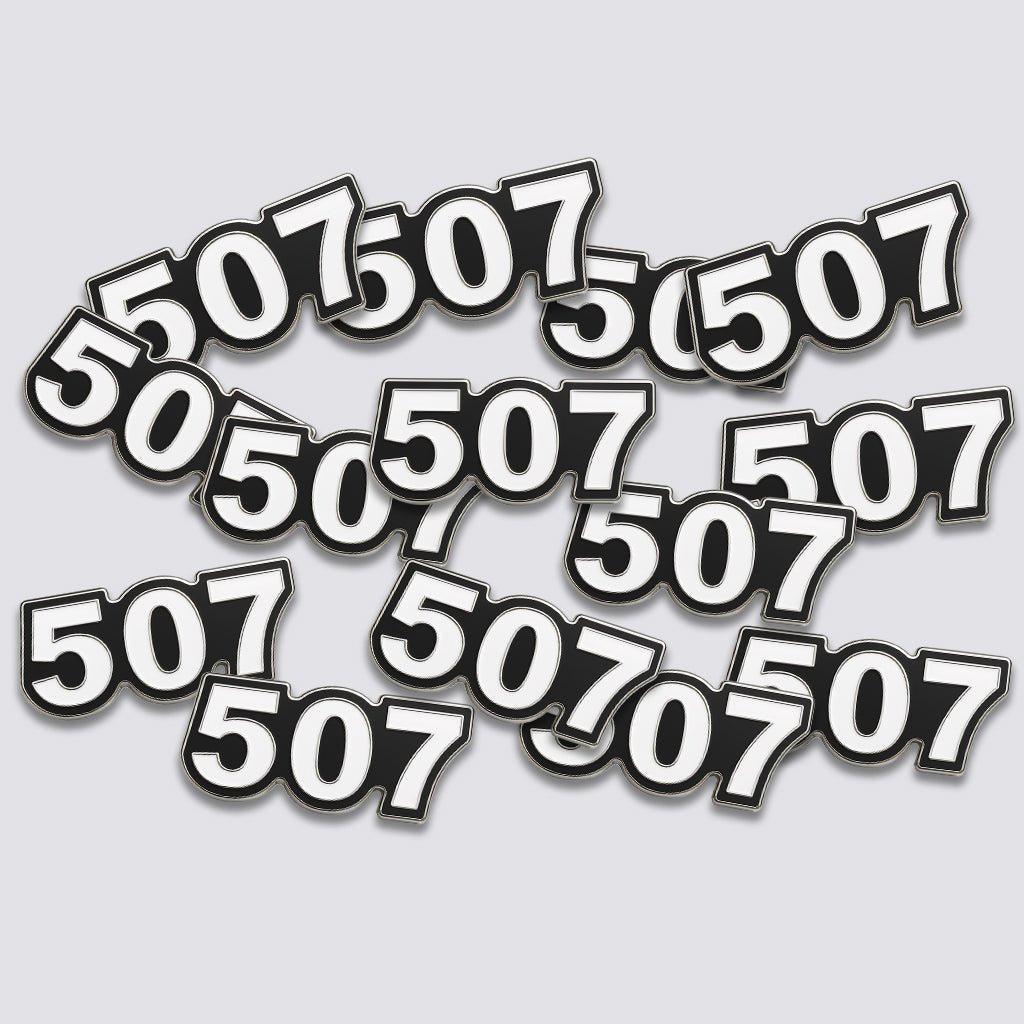 Saudi 507 Metal Phone Sticker Tribal Code With 3M Sticky Backing - StickyPins