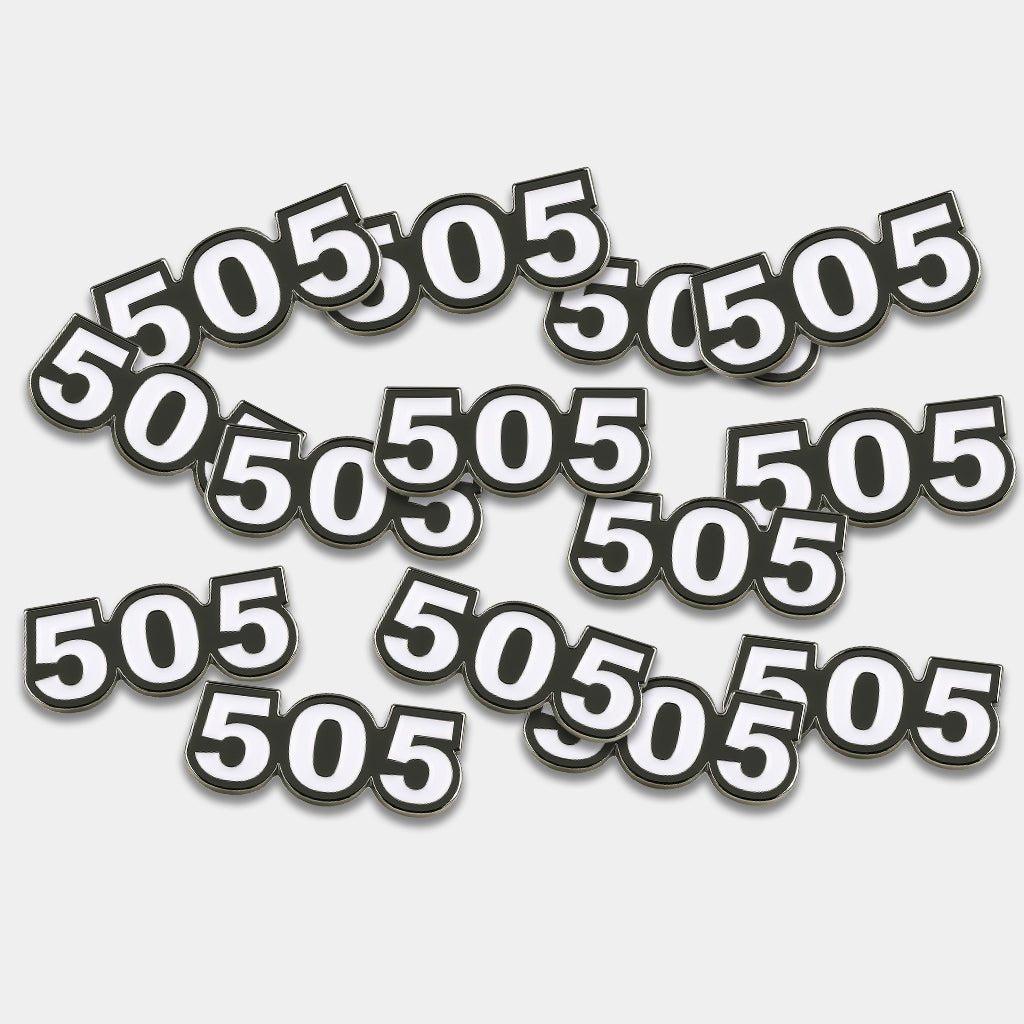Saudi 505 Metal Phone Sticker Tribal Code With 3M Sticky Backing - StickyPins