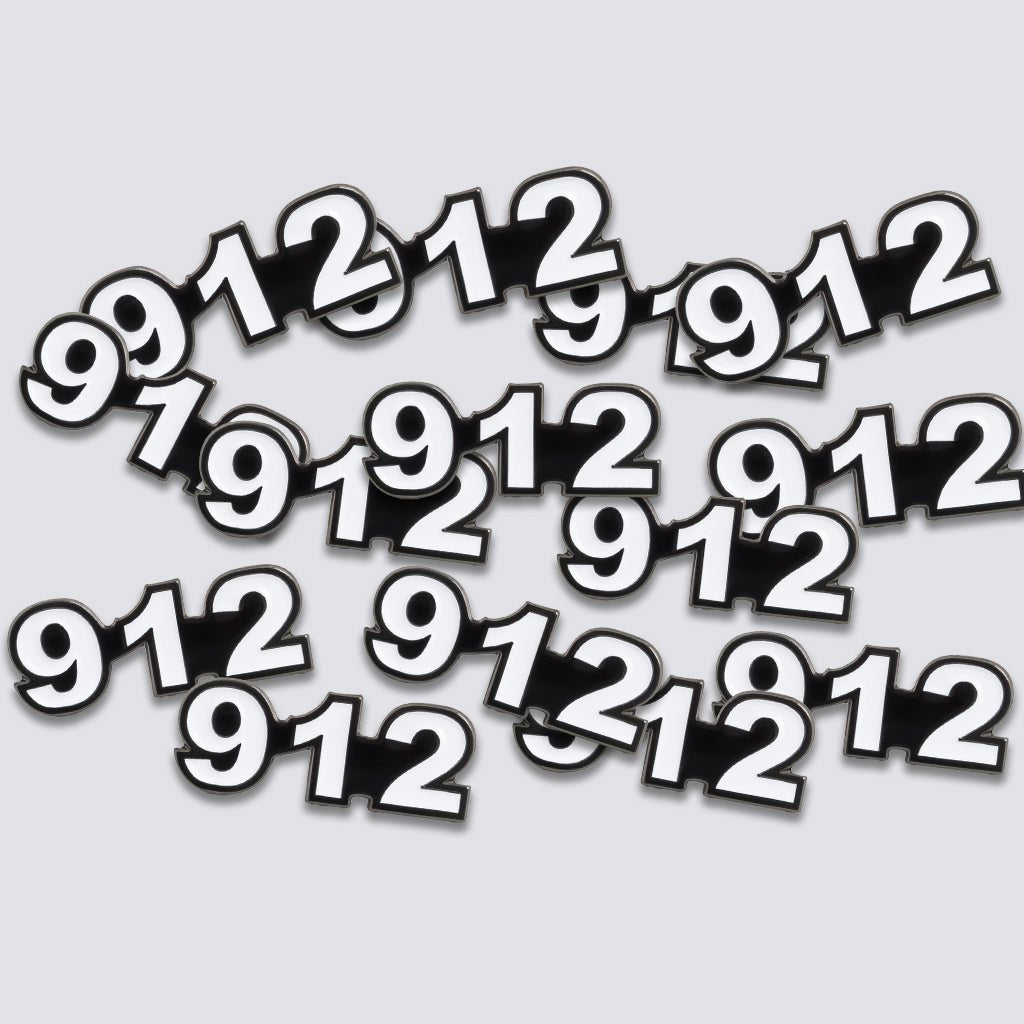 Saudi 912 Metal Phone Sticker Tribal Code With 3M Sticky Backing - StickyPins