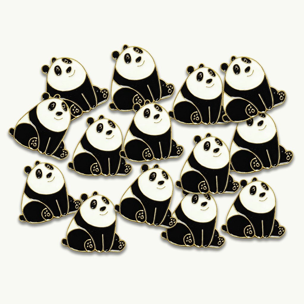 Panda Metal Phone Sticker with 3M Sticky Backing - StickyPins