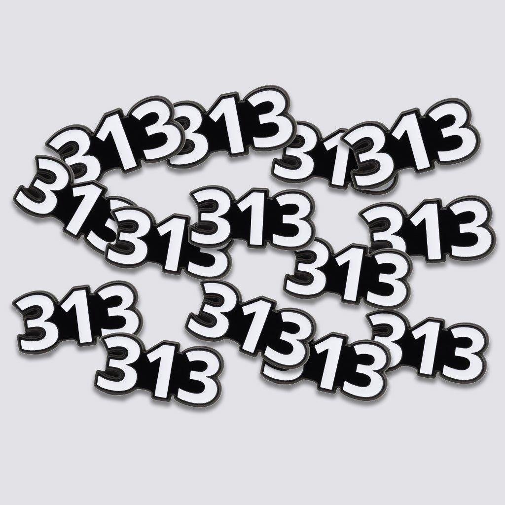 Saudi 313 Metal Phone Sticker Tribal Code With 3M Sticky Backing - StickyPins