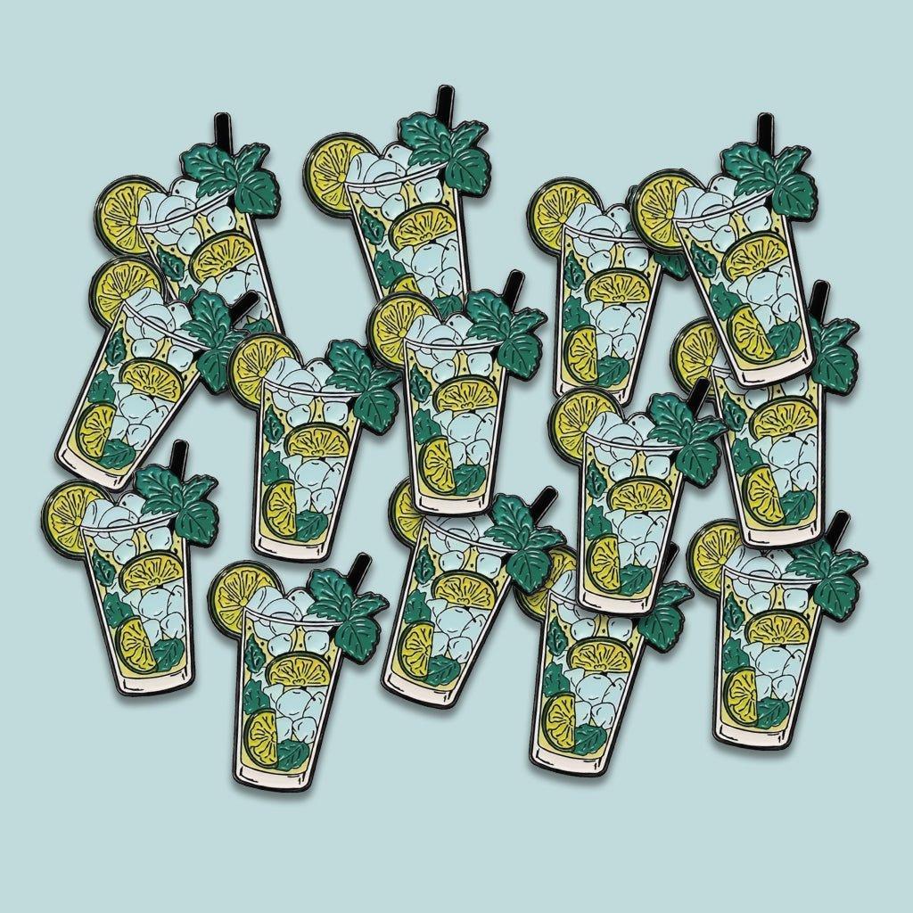 Mojito Drink Metal Phone Sticker With 3M Sticky Backing - StickyPins