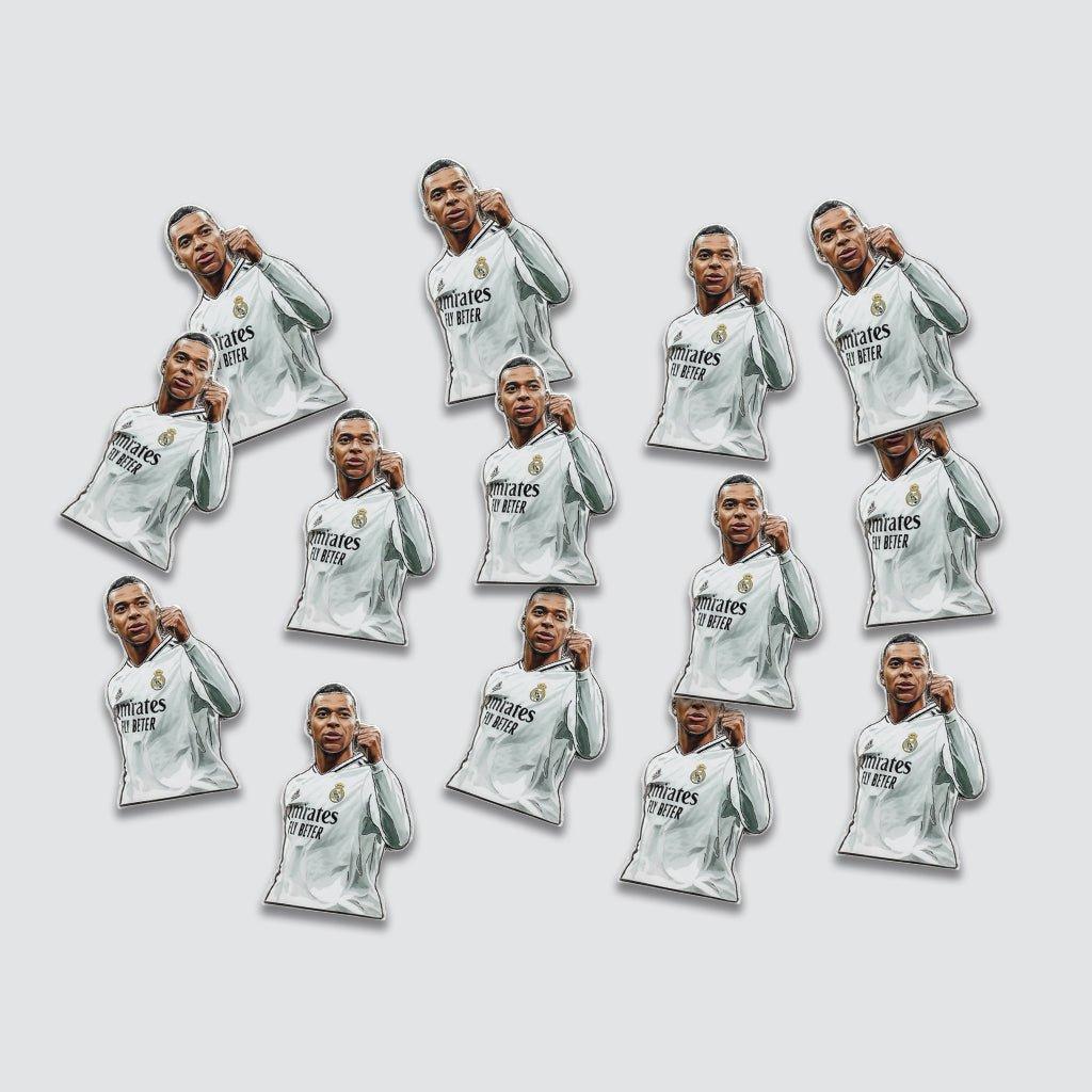 Kylian Mbappé Metal Phone Sticker With 3M Sticky Backing - StickyPins