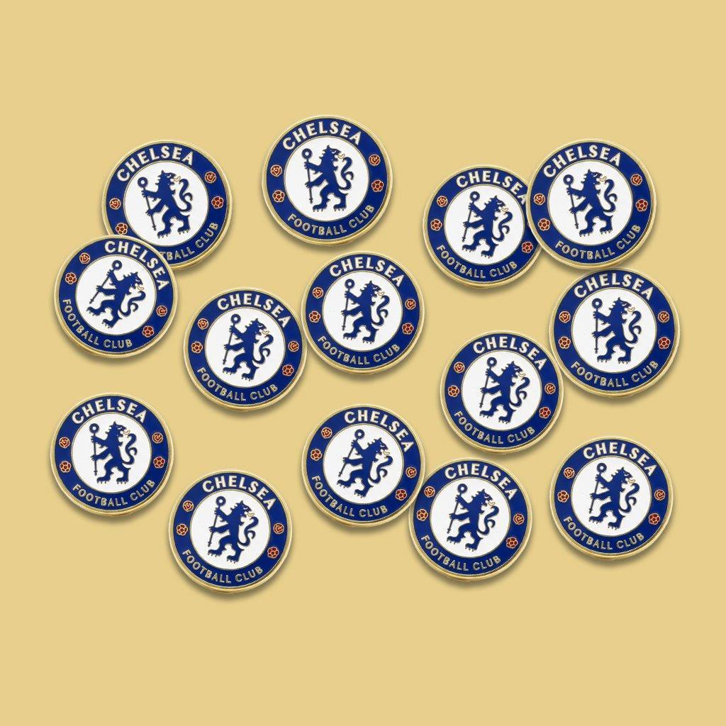 Chelsea FC Logo Crest Metal Phone Sticker With 3M Sticky Backing - StickyPins