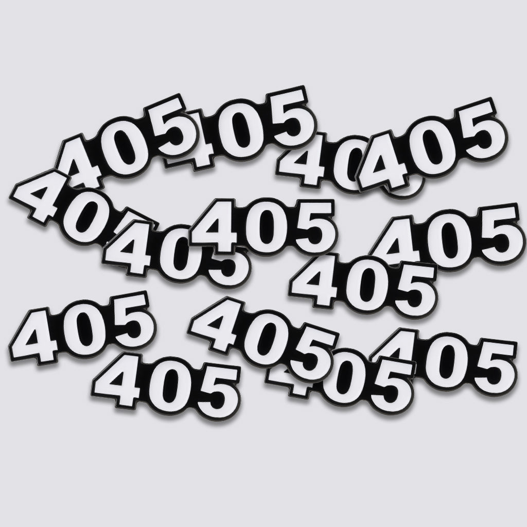 Saudi 405 Metal Phone Sticker Tribal Code With 3M Sticky Backing