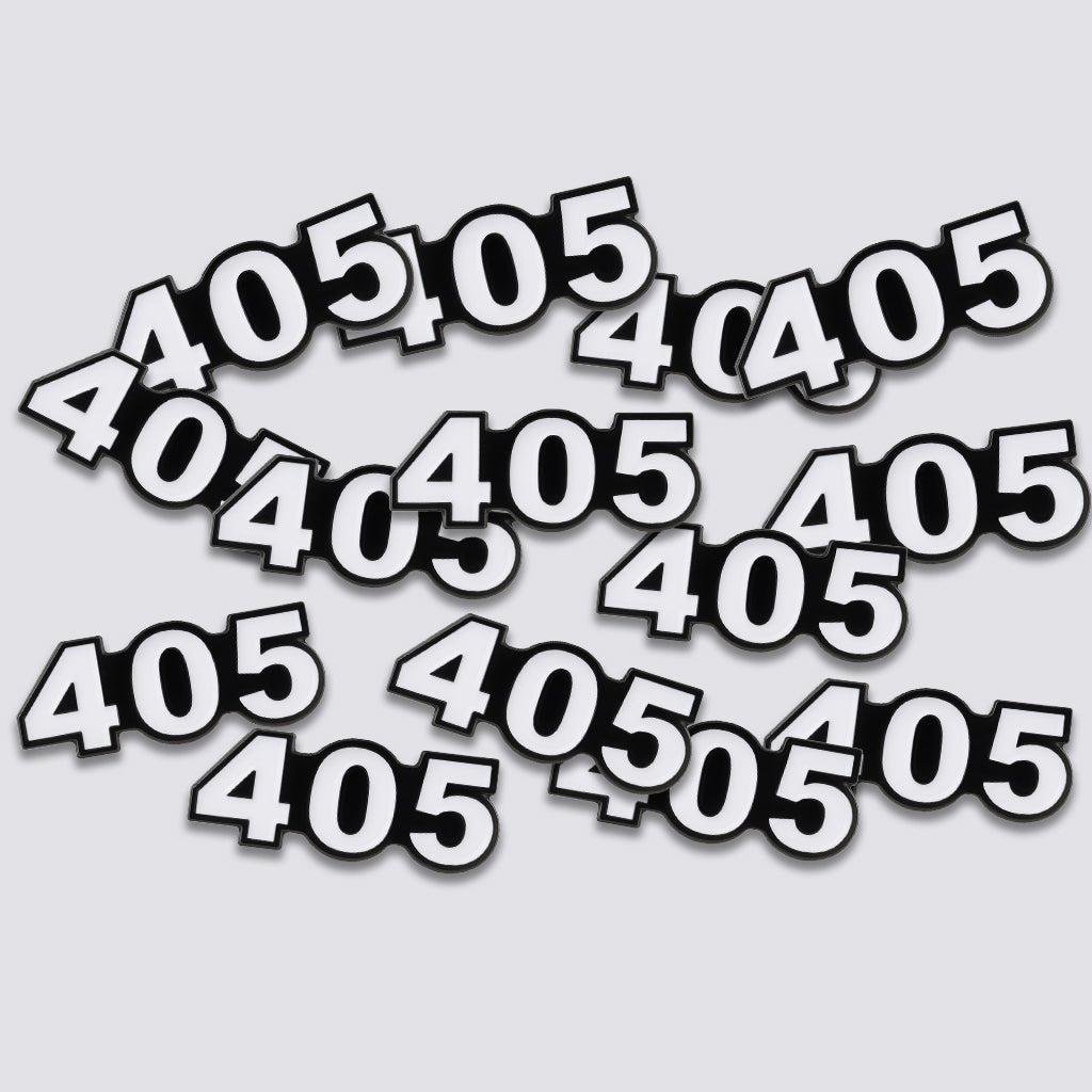 Saudi 405 Metal Phone Sticker Tribal Code With 3M Sticky Backing - StickyPins