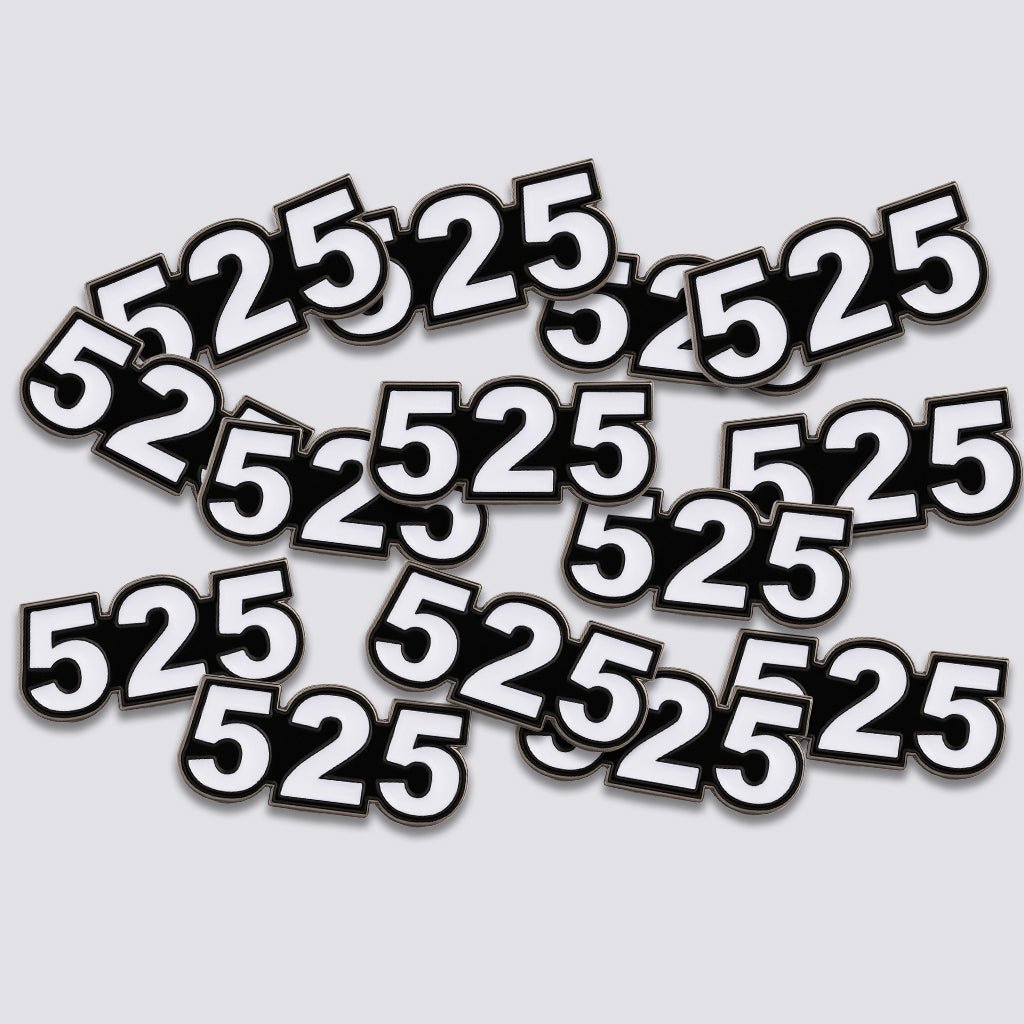 Saudi 525 Metal Phone Sticker Tribal Code With 3M Sticky Backing - StickyPins