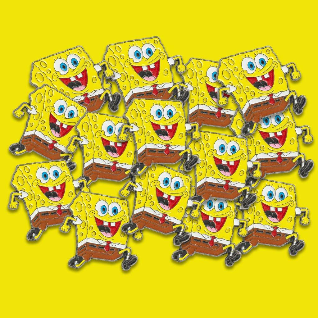 Spongebob Running Metal Phone Sticker With 3M Sticky Backing - StickyPins