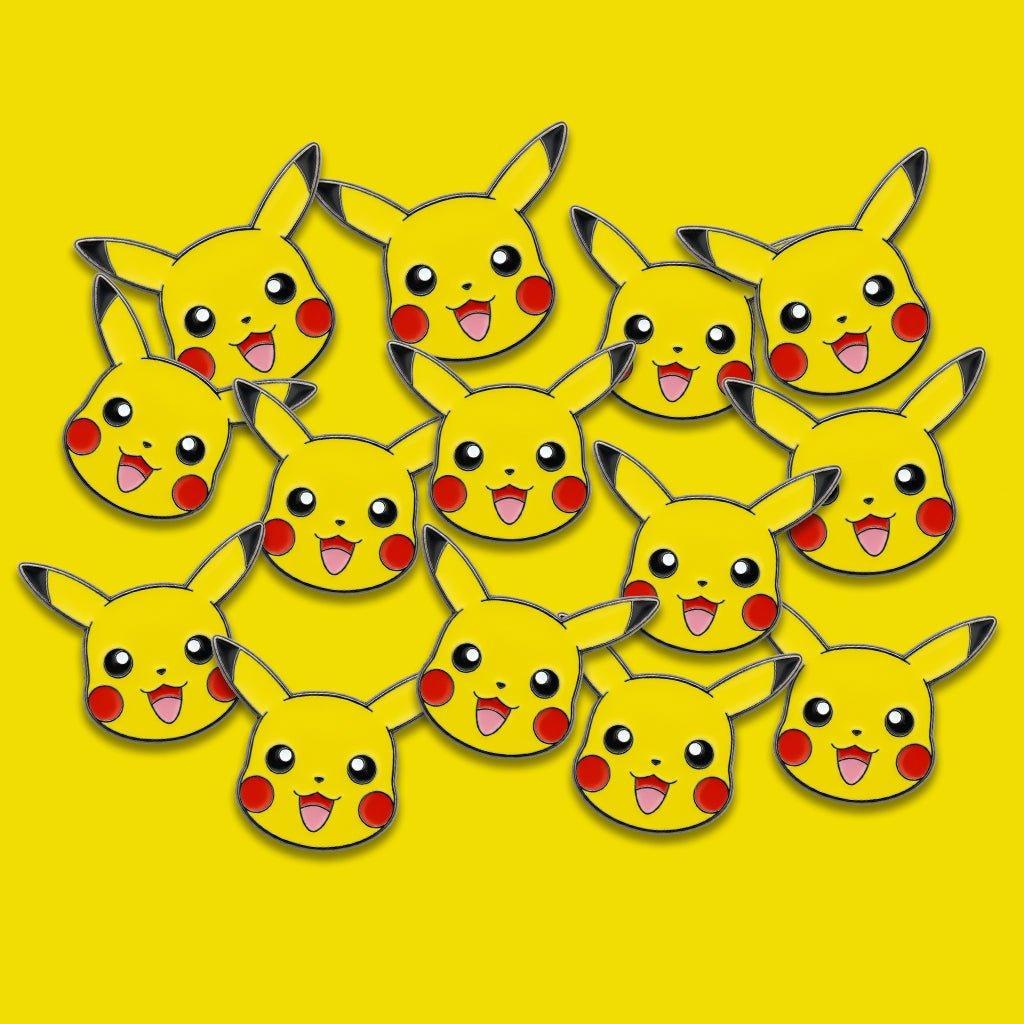 Pikachu Metal Phone Sticker With 3M Sticky Backing - StickyPins