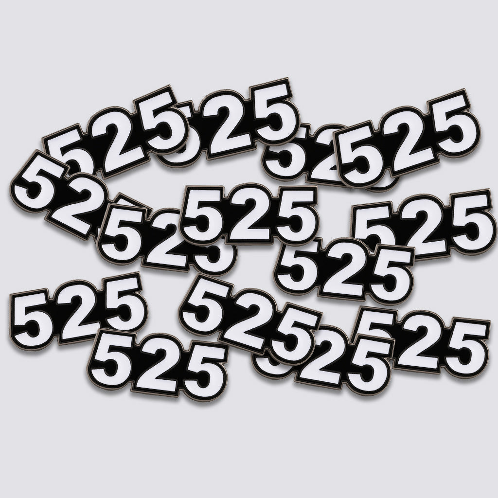 Saudi 525 Metal Phone Sticker Tribal Code With 3M Sticky Backing