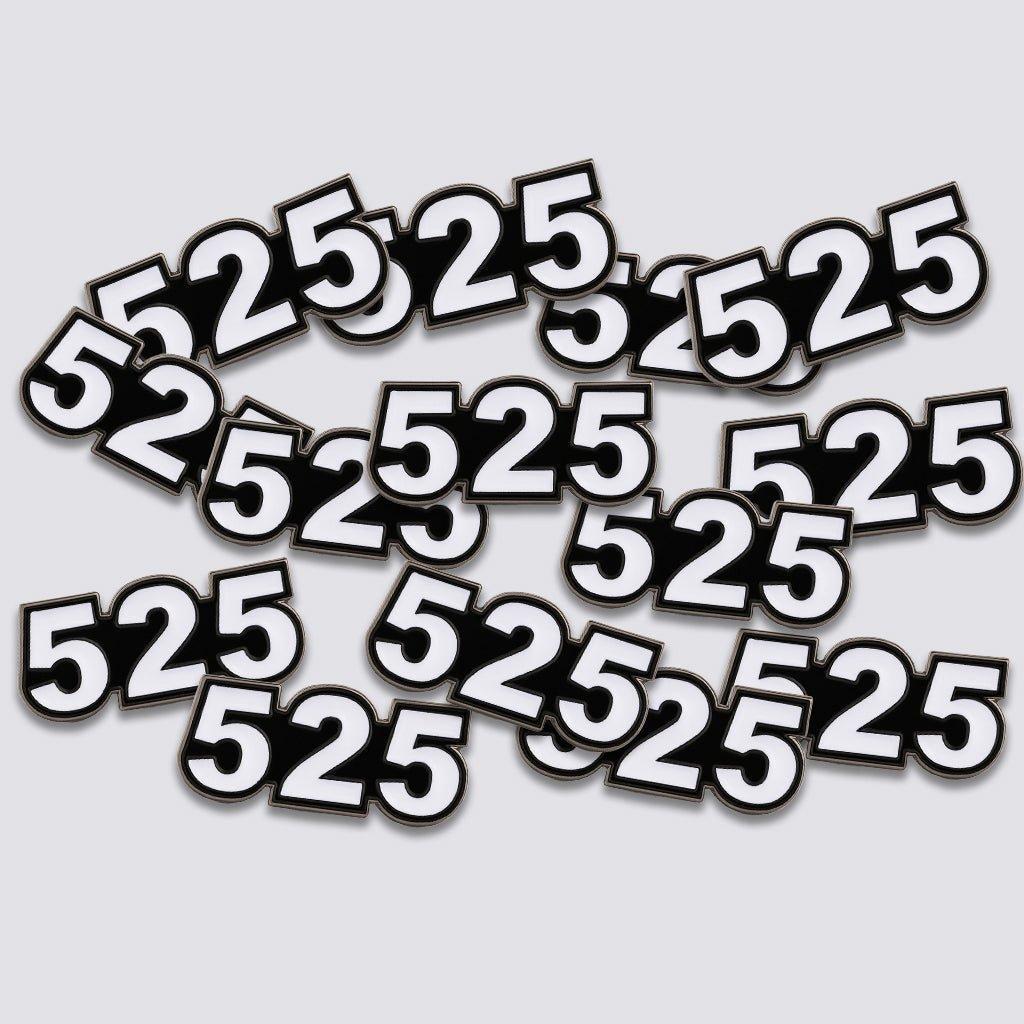 Saudi 525 Metal Phone Sticker Tribal Code With 3M Sticky Backing - StickyPins