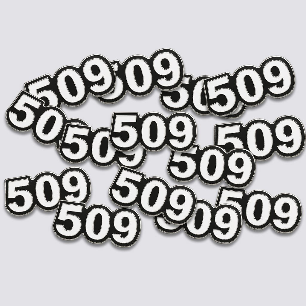 Saudi 509 Metal Phone Sticker Tribal Code With 3M Sticky Backing - StickyPins