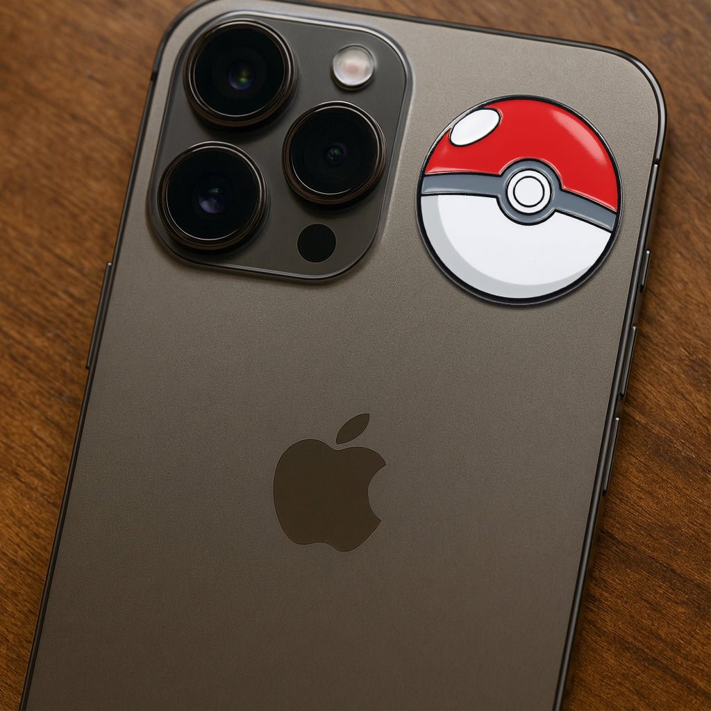 Poké Ball Metal Sticker With 3M Sticky Backing - StickyPins