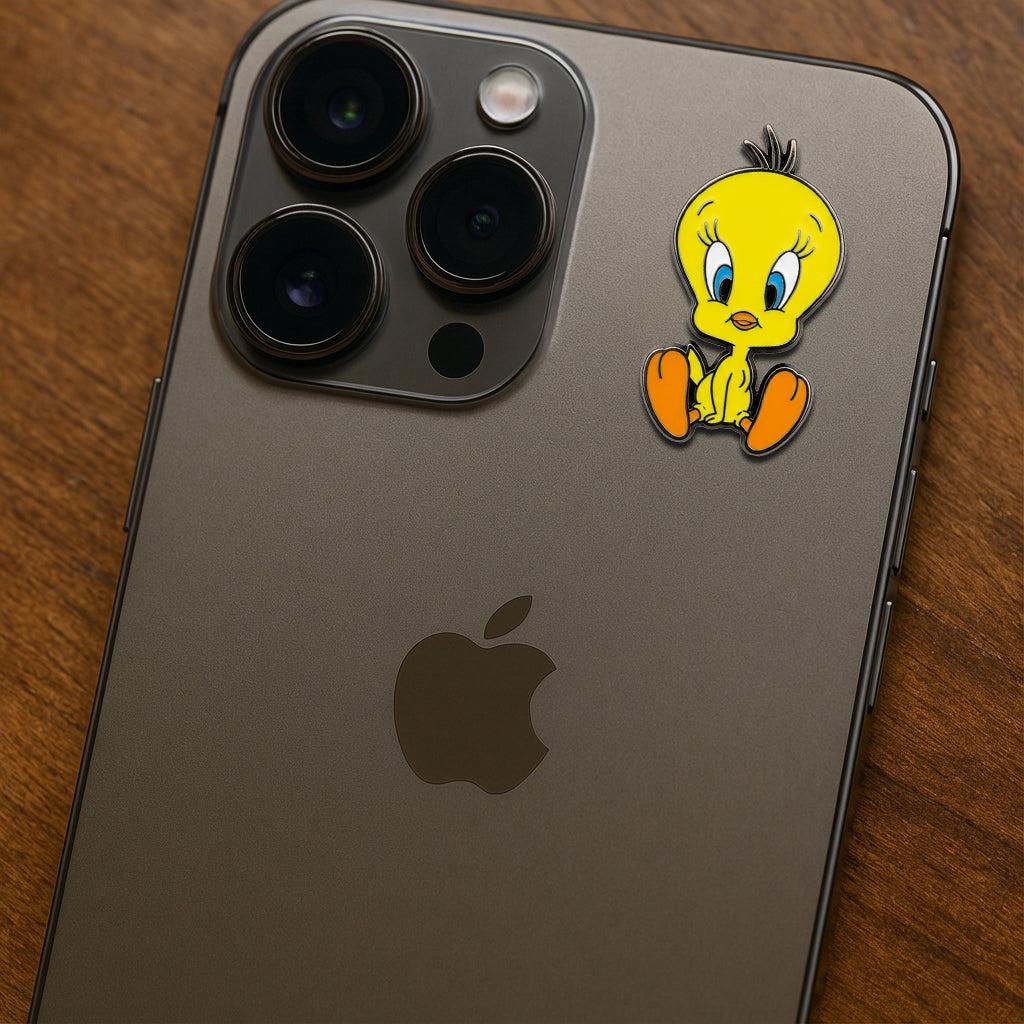 Tweety Metal Sticker With 3M Sticky Backing - StickyPins
