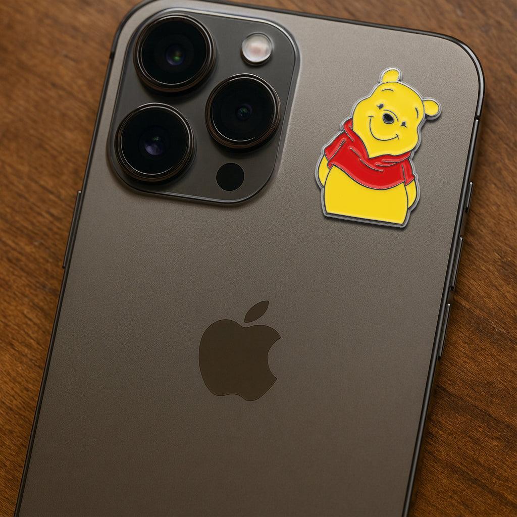 Winnie the Pooh Metal Sticker With 3M Sticky Backing - StickyPins