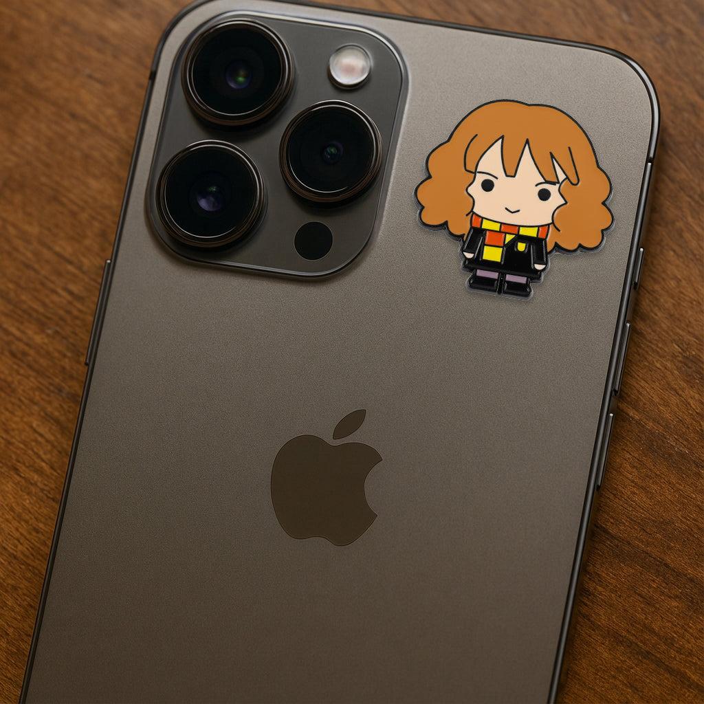 Hermione Granger Cartoon Metal Sticker With 3M Sticky Backing - StickyPins