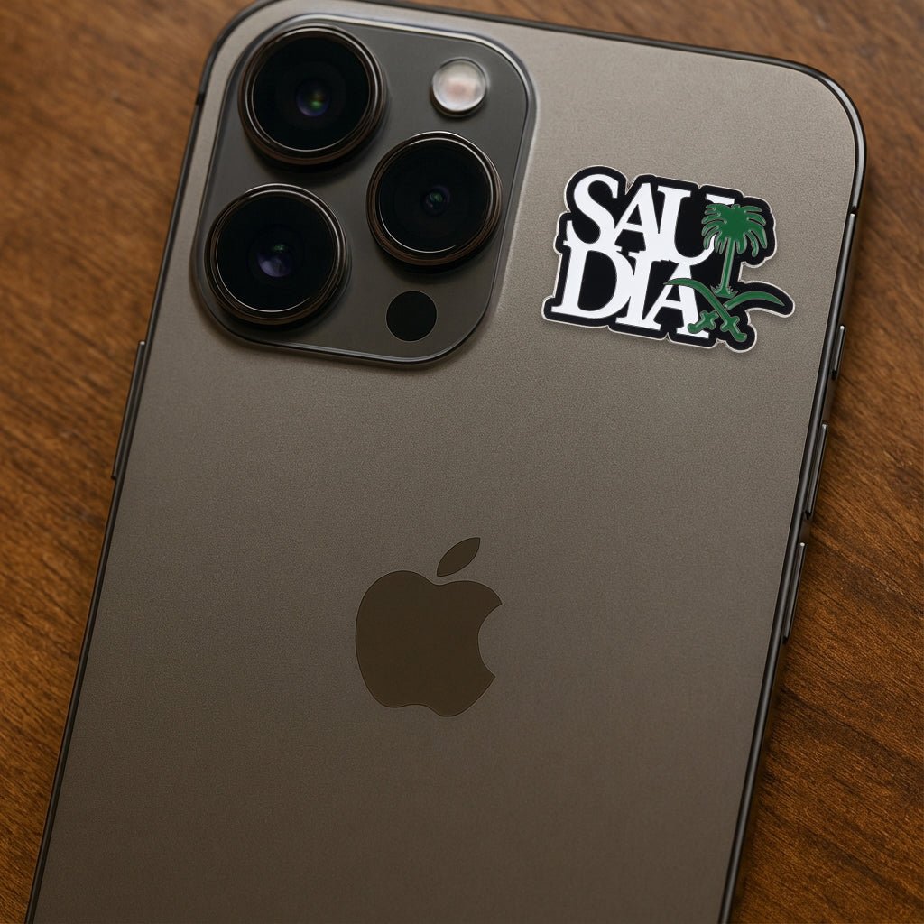 Saudia Saudi Arabia Emblem Metal Phone Sticker With 3M Sticky Backing - StickyPins