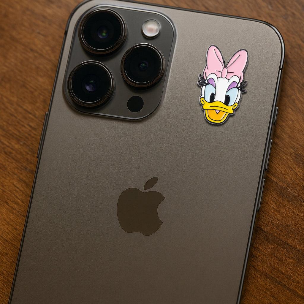 Daisy Duck Metal Sticker With 3M Sticky Backing - StickyPins