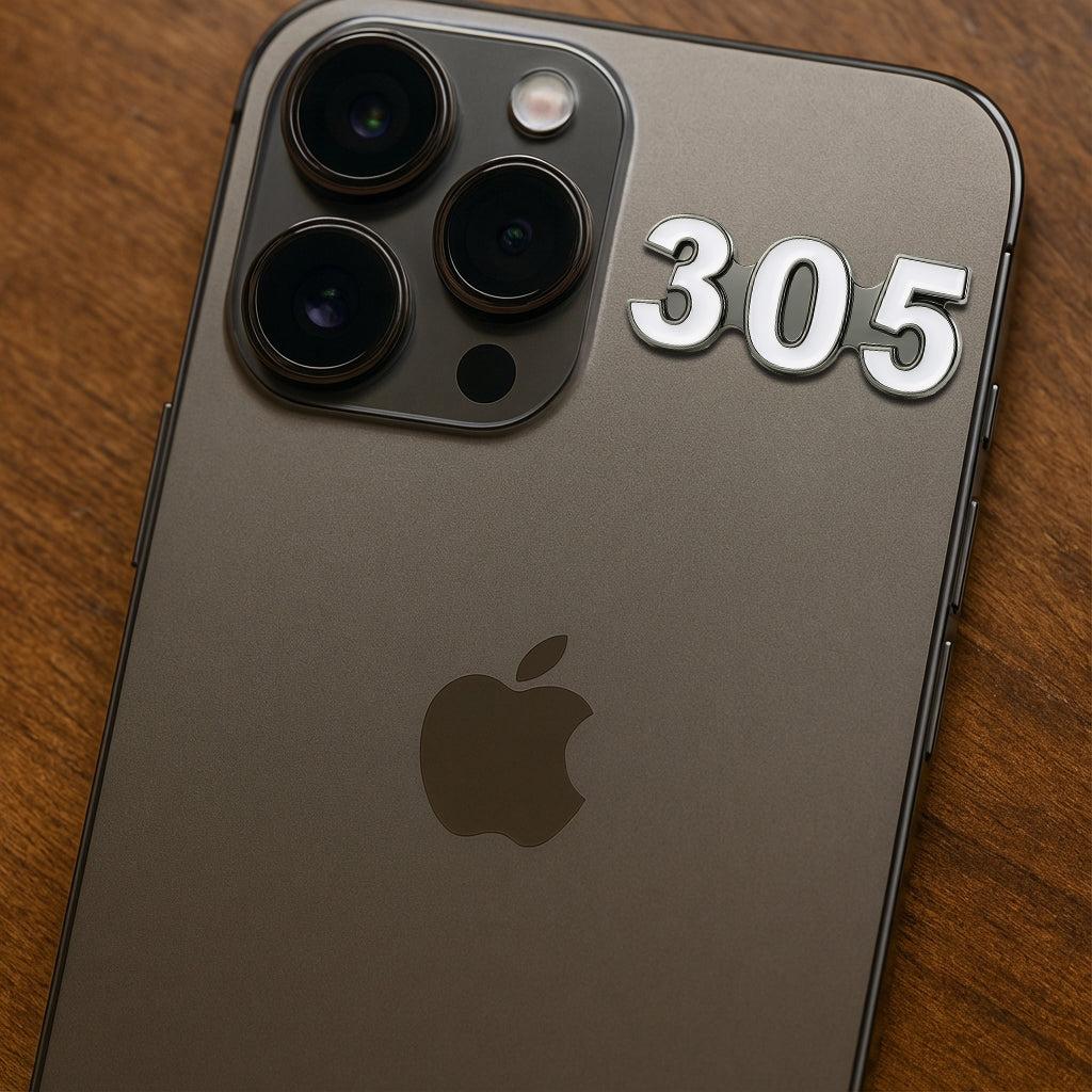 Saudi 305 Metal Sticker Tribal Code With 3M Sticky Backing - StickyPins