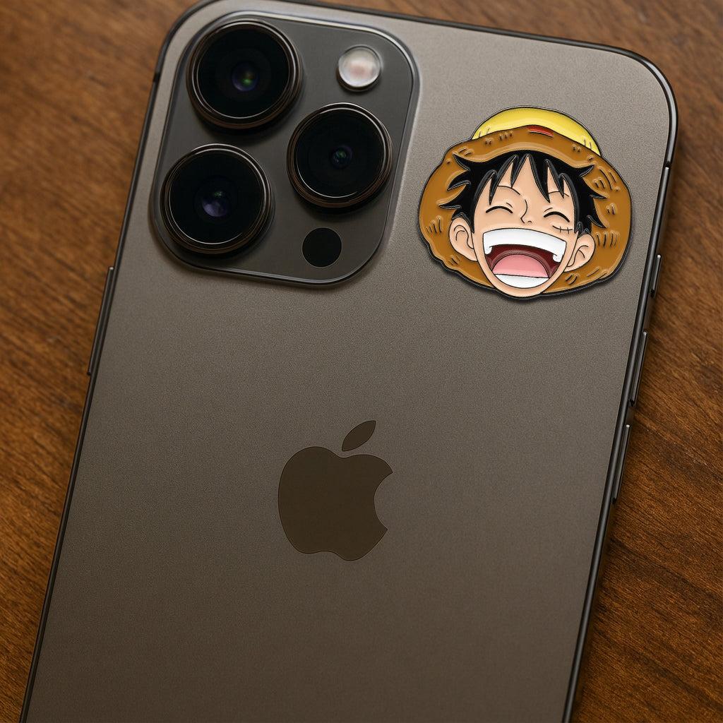 Monkey D. Luffy Metal Sticker With 3M Sticky Backing - StickyPins