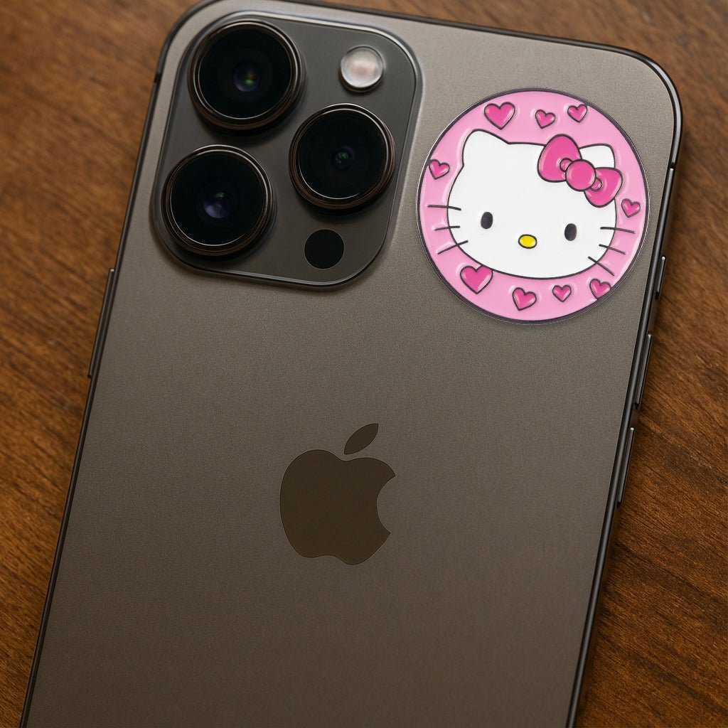 Hello Kitty Metal Sticker With 3M Sticky Backing - StickyPins