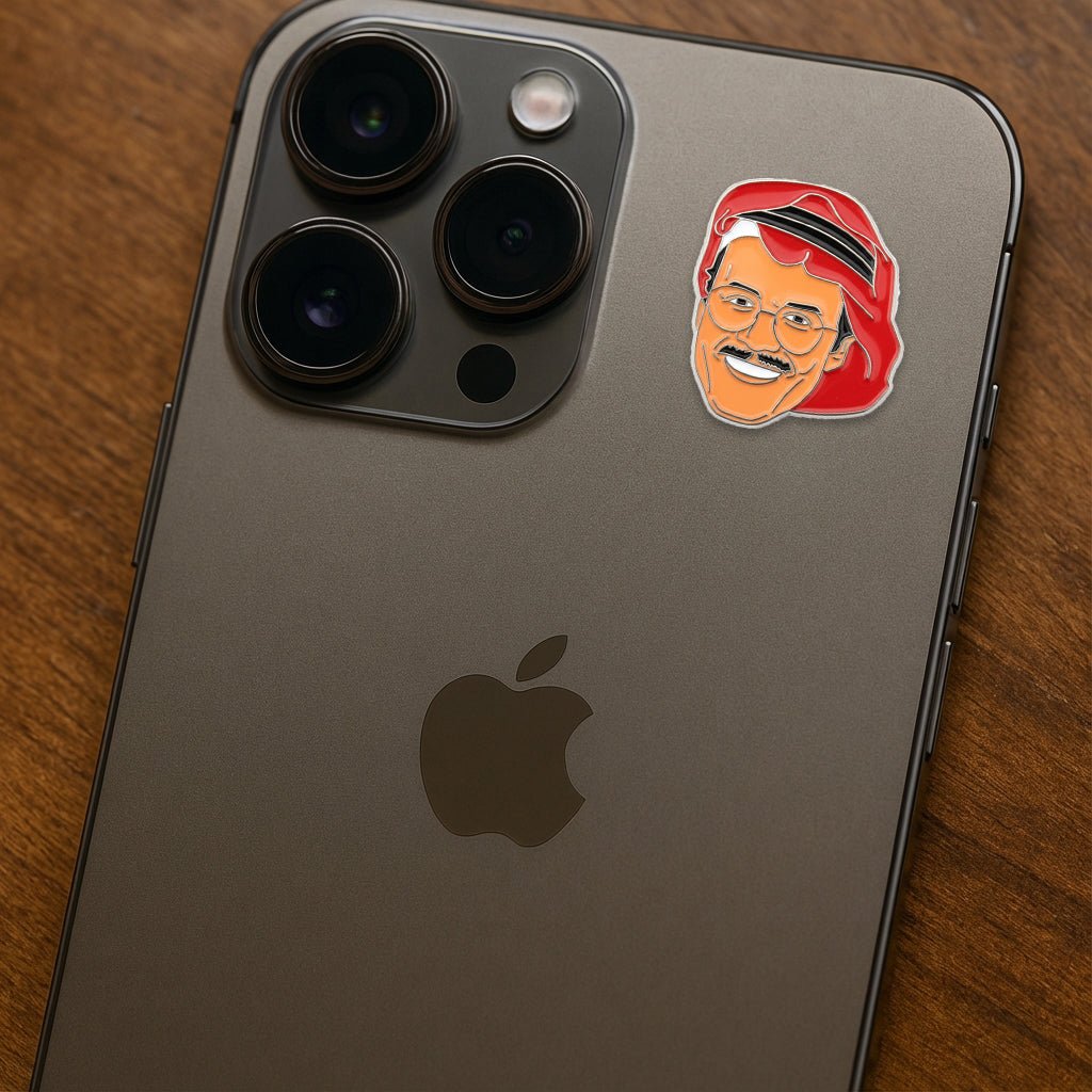 Talal Maddah Metal Phone Sticker With 3M Sticky Backing - StickyPins