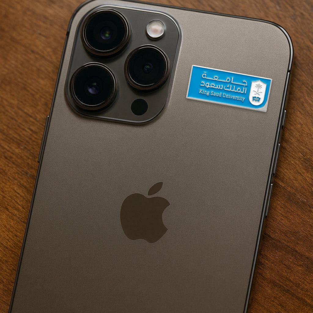 King Saud University KSU Metal Sticker With 3M Sticky Backing - StickyPins