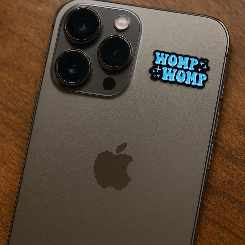 Womp Womp Metal Phone Stickers with 3M Sticky Backing - StickyPins