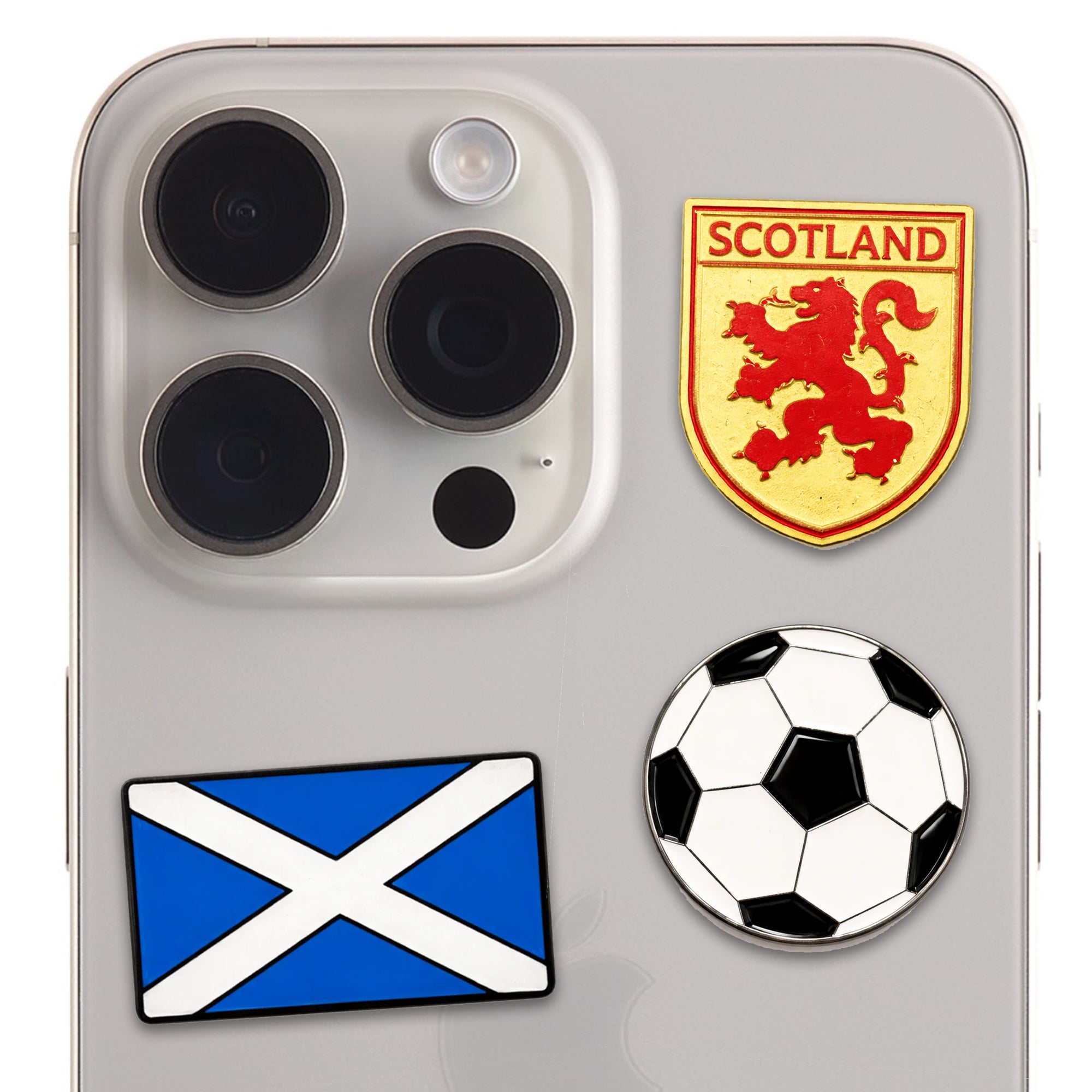 Scotland World Cup Football Metal Phone Sticker Bundle
