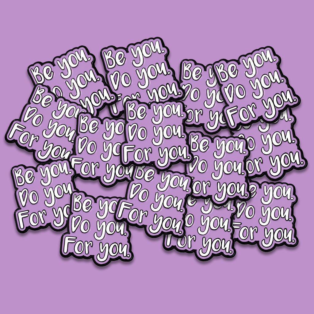 Be You Do You For You Metal Phone Sticker With 3M Sticky Backing