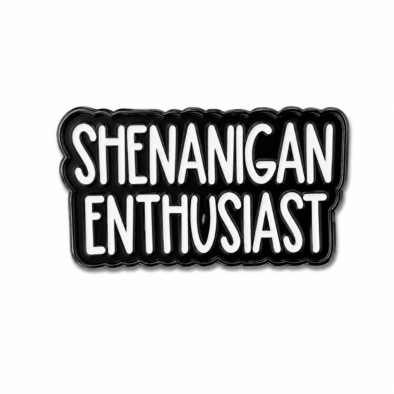 Shenanigan Enthusiast Metal Phone Sticker with 3M Sticky Backing