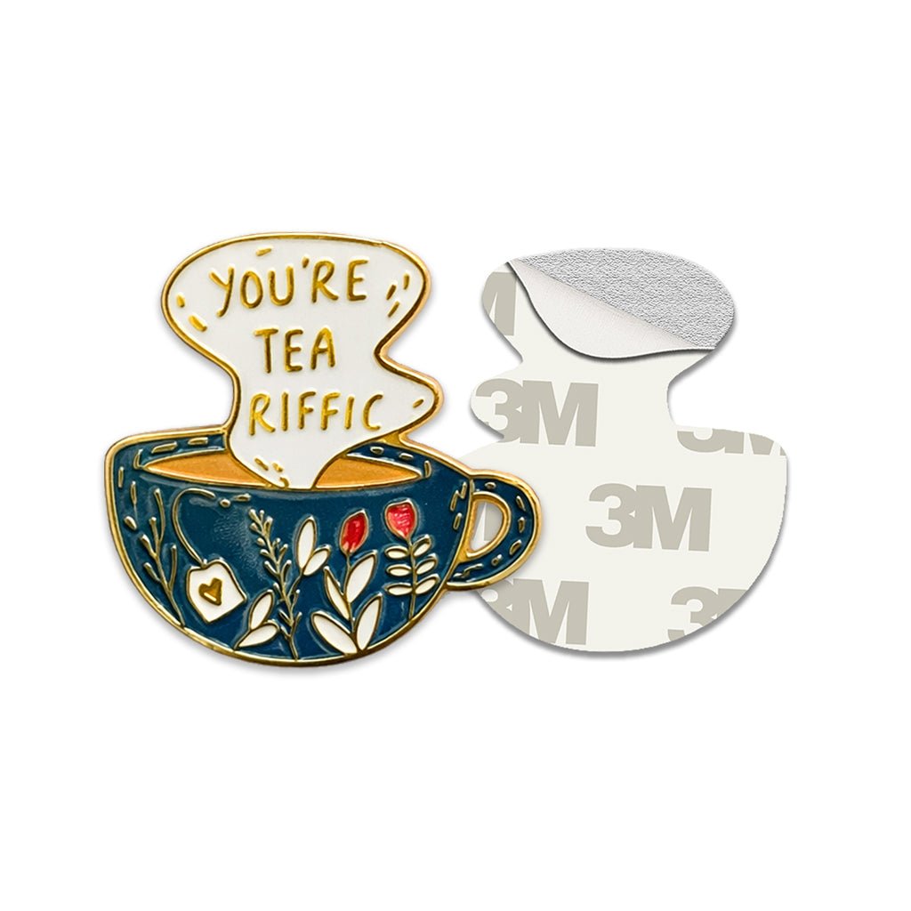 You're Tea - Riffic Metal Phone Sticker with 3M Sticky Backing - StickyPins
